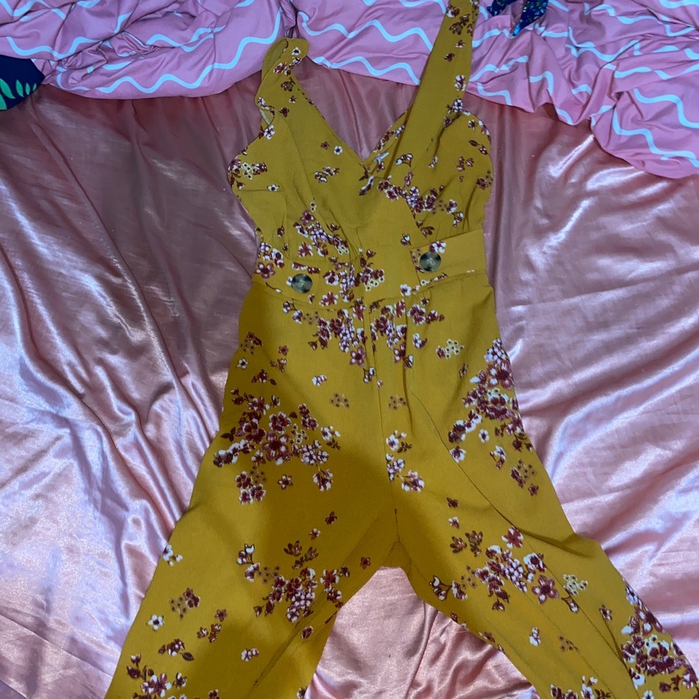 Xhileration Yellow Romper